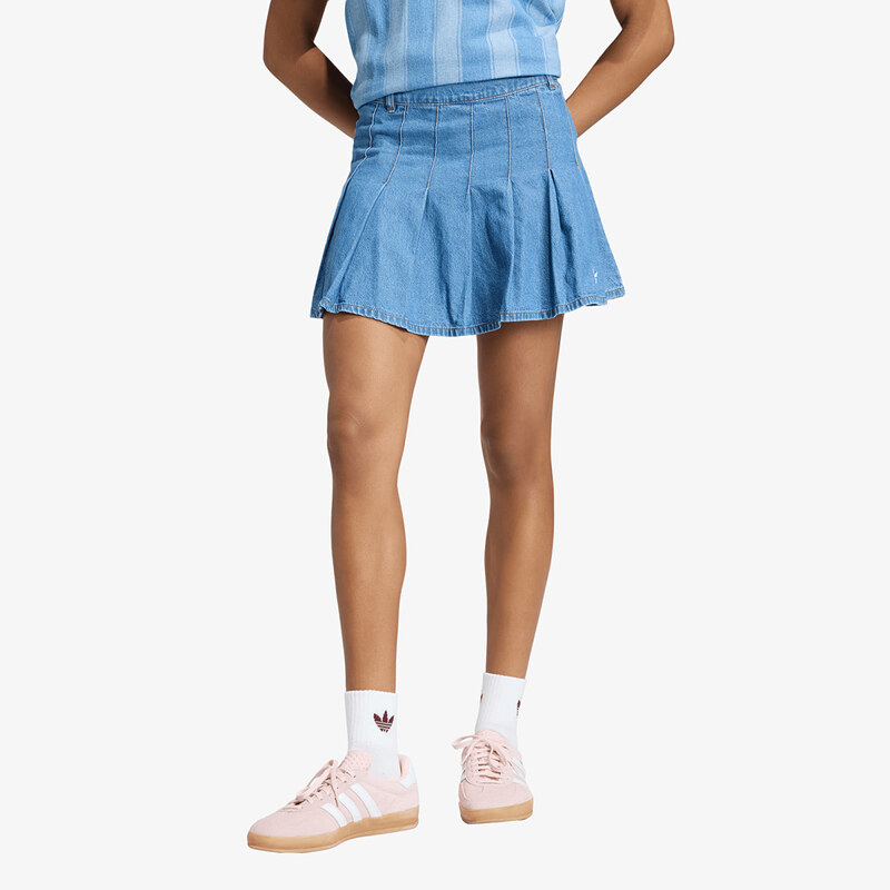 adidas Originals Sukňa adidas Denim Pleated Skirt Indigo Denim M/40 68436367