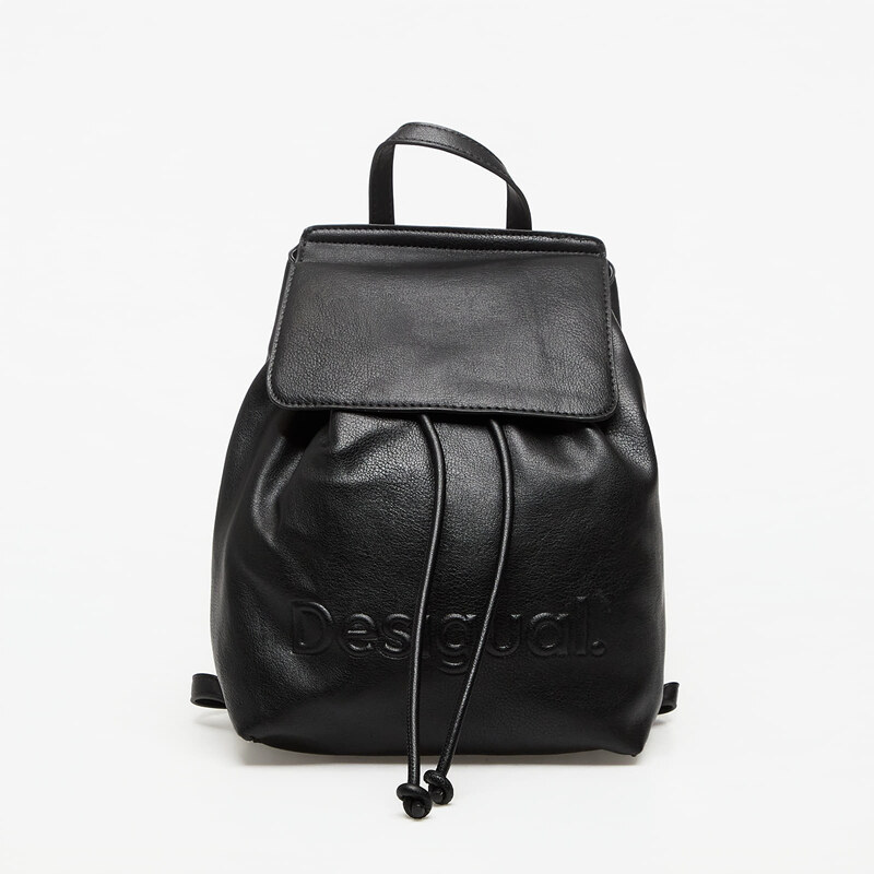 Batoh Desigual Back Half Logo Luena Mini Black Backpack Black 68420261