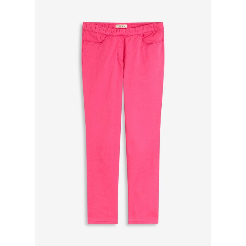 bonprix 7/8 nohavice bez zapínania so strečom, farba ružová 62972298