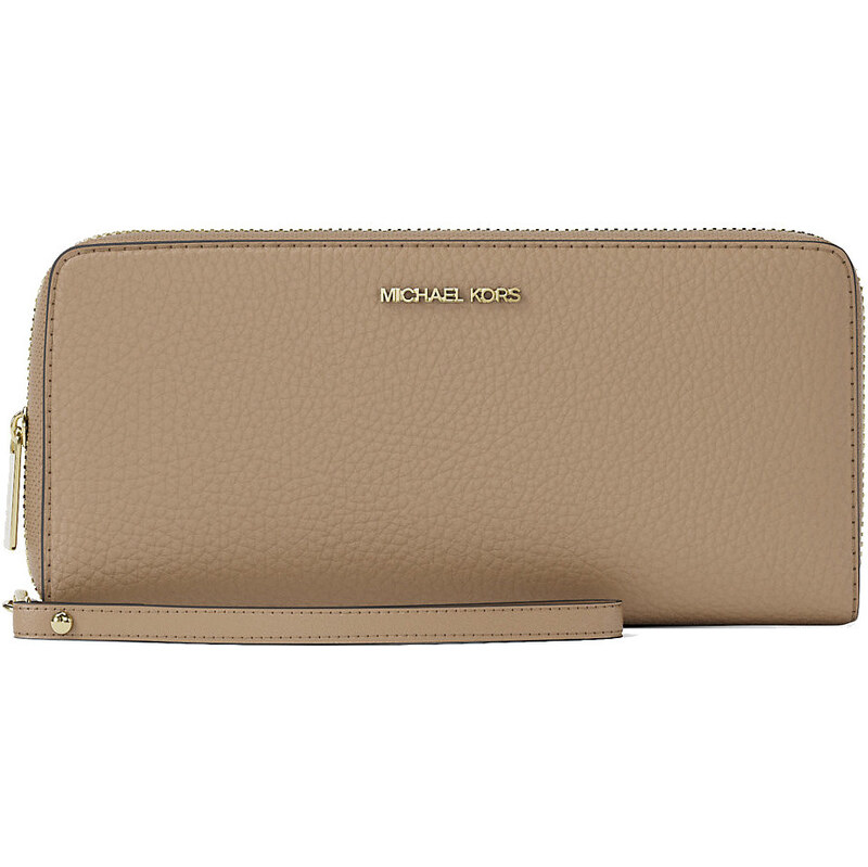 Michael Kors kožená peněženka Jet Set camel 68424358