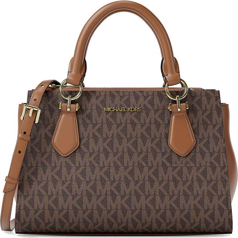 Michael Kors malá dámská kabelka Marilyn Logo hnědá 68424361