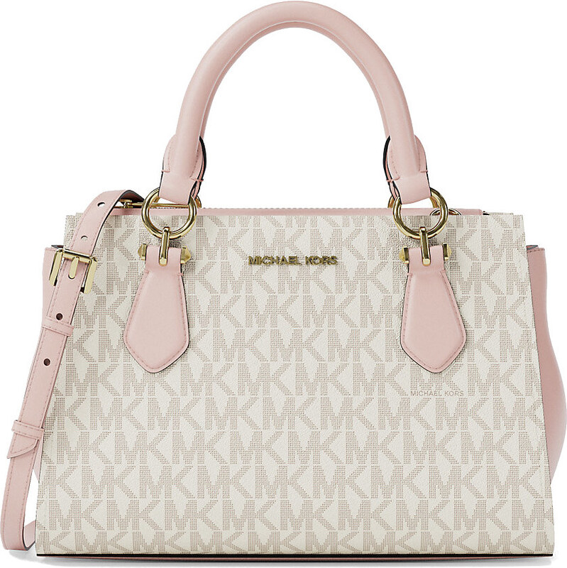 Michael Kors malá dámská kabelka Marilyn Logo powder blush multi 68424362