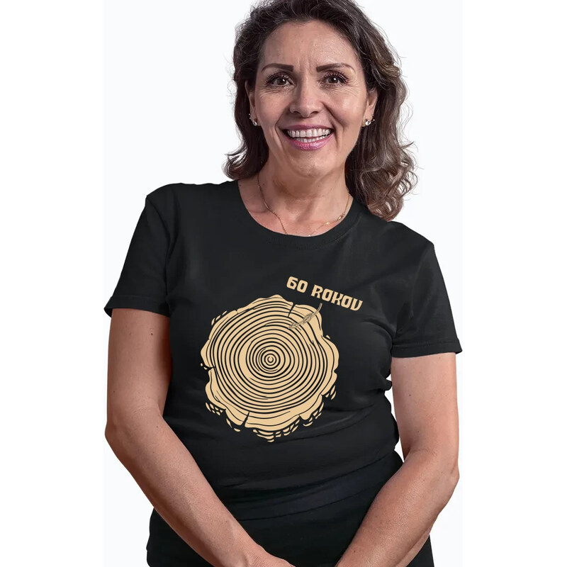 E-shop Garibald Letokruhy – 60 rokov - dámske tričko s potlačou