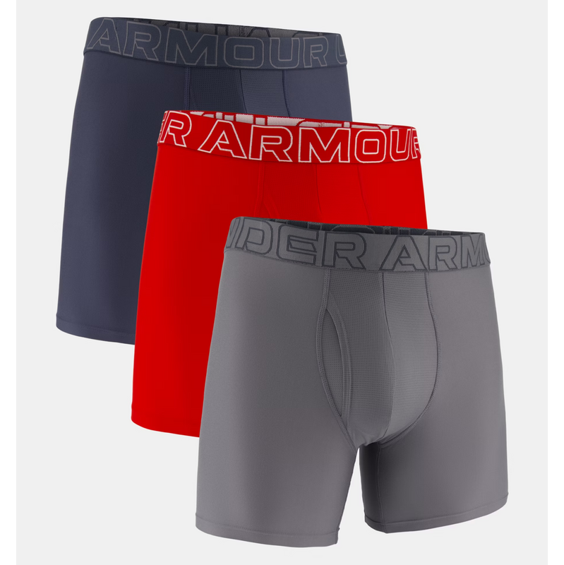 Under Armour Performance Tech - Solid 6in - 3pk BLACK 68423382