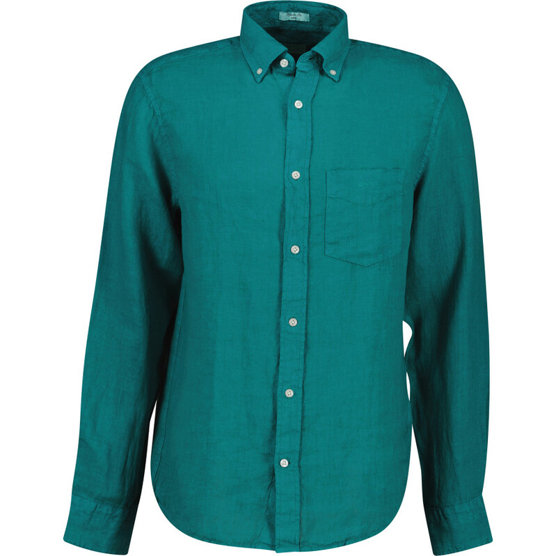 KOŠEĽA GANT REG GMNT DYED LINEN SHIRT AQUA BLUE 68423448