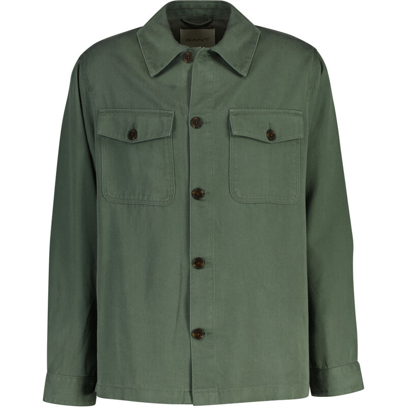 KOŠEĽA GANT REG LYOCELL OVERSHIRT LIGHT PUTTY 68423454