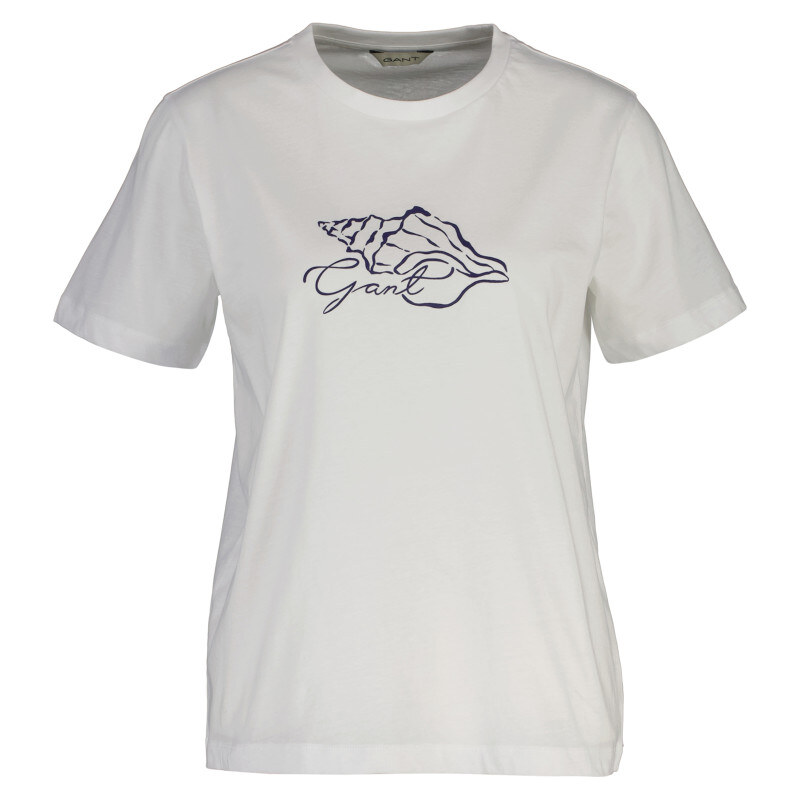 TRIČKO GANT REG GRAPHIC PRINT SS T-SHIRT WHITE 68423465