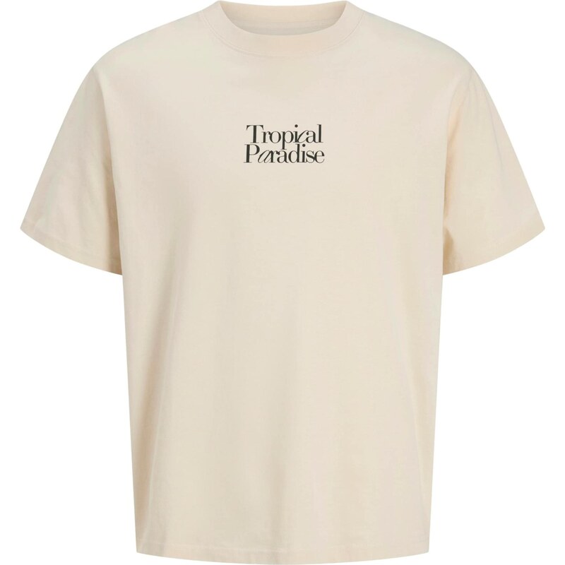 JJ Rebel Tričko JREBCHRISTIAN svetlobéžová / azúrová / čierna 68427160