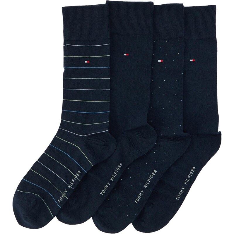 Tommy Hilfiger Underwear Ponožky modrá / námornícka modrá / pastelovo 68427194