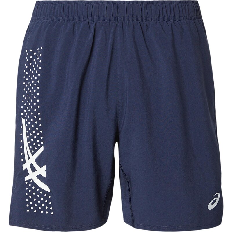 ASICS Športové nohavice námornícka modrá / biela 68427223