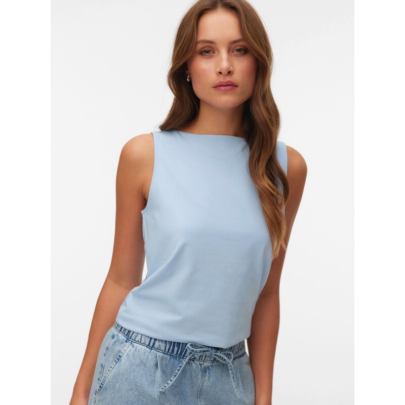 VERO MODA Top VMSAGA svetlomodrá 68427252