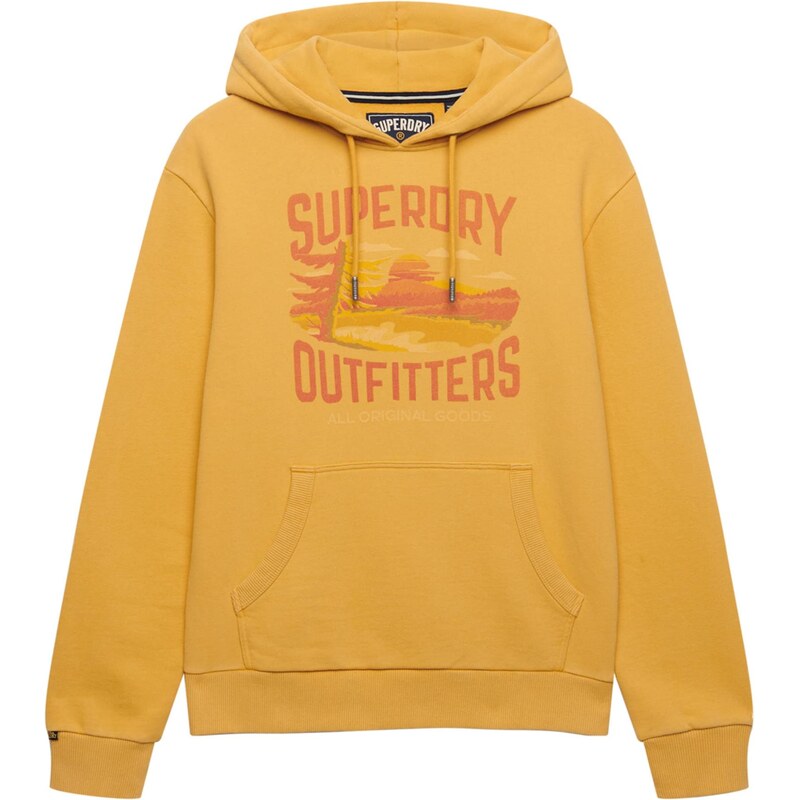 Superdry & Co Mikina OUTDOORS MOUNTAIN karí / oranžová 68427266