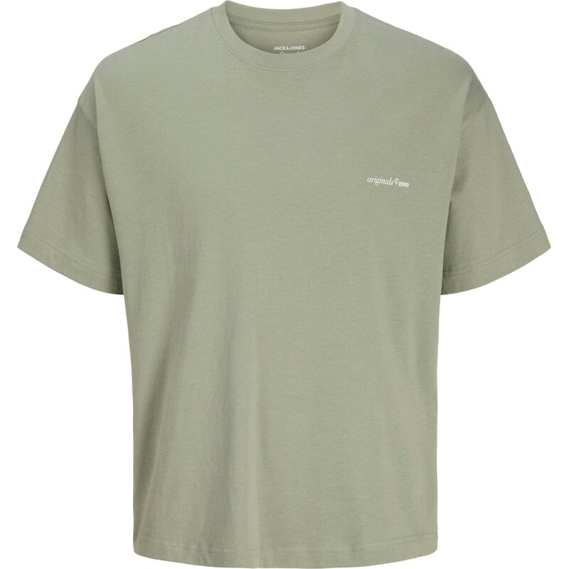 JACK & JONES Tričko JORMONTAUK olivová / čierna / biela 68427318