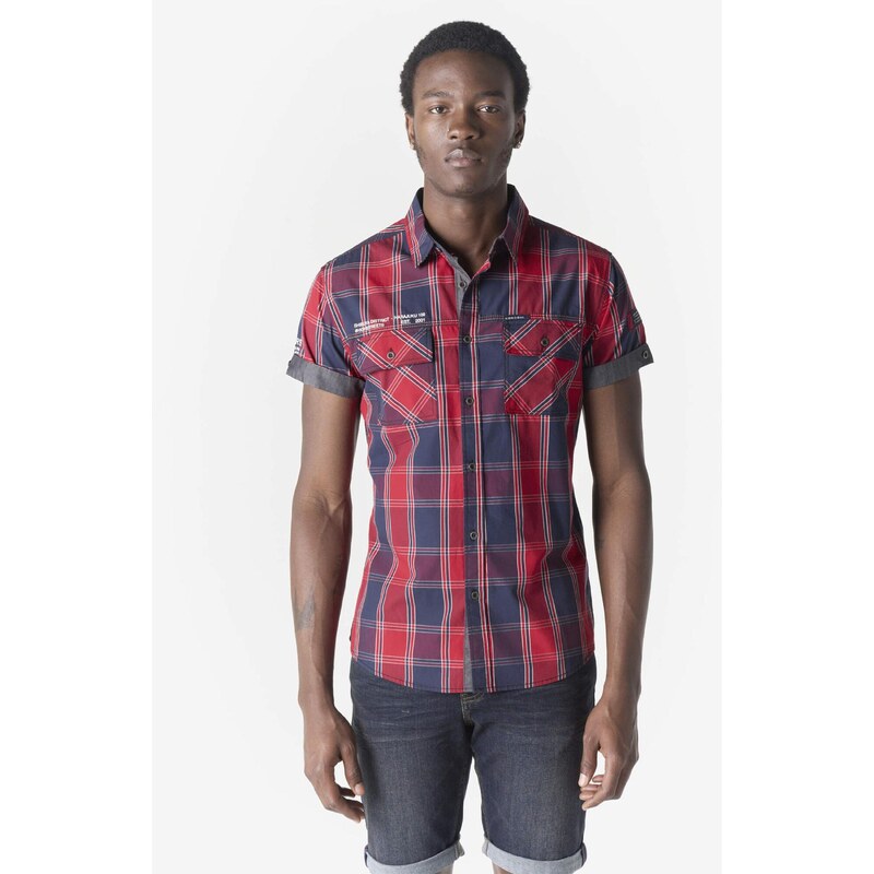 KOROSHI Košeľa námornícka modrá / červená 68427368