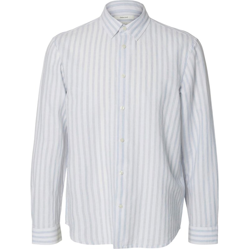 SELECTED Košeľa SLHREGCLAY modrá / biela 68427394
