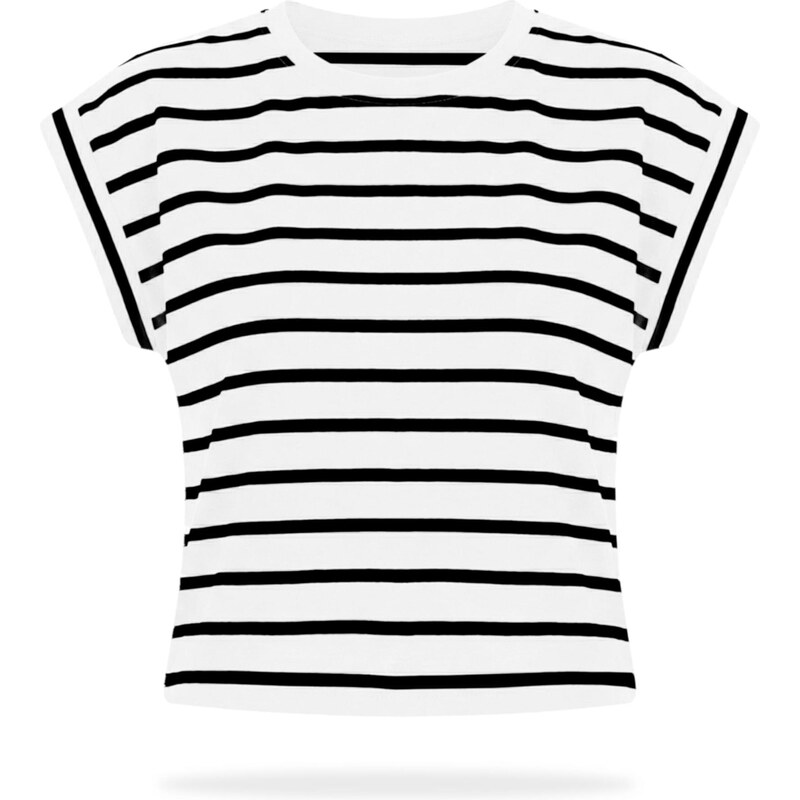 Imily Bela Tričko čierna / biela 68427429