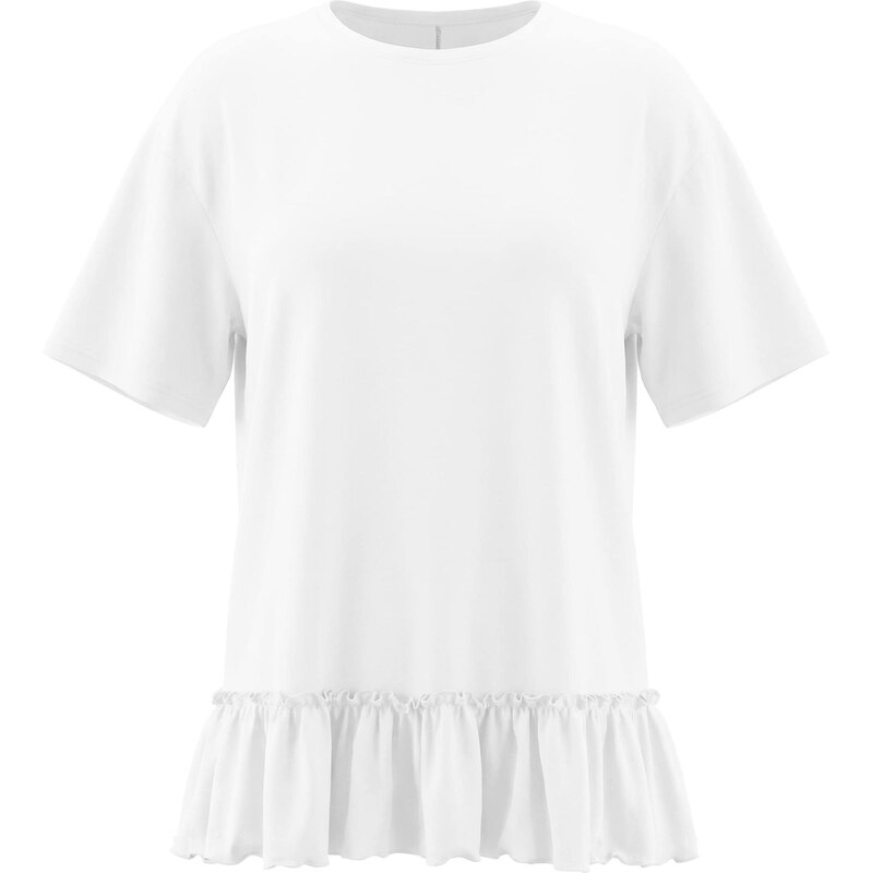 Imily Bela Oversize tričko biela 68427444