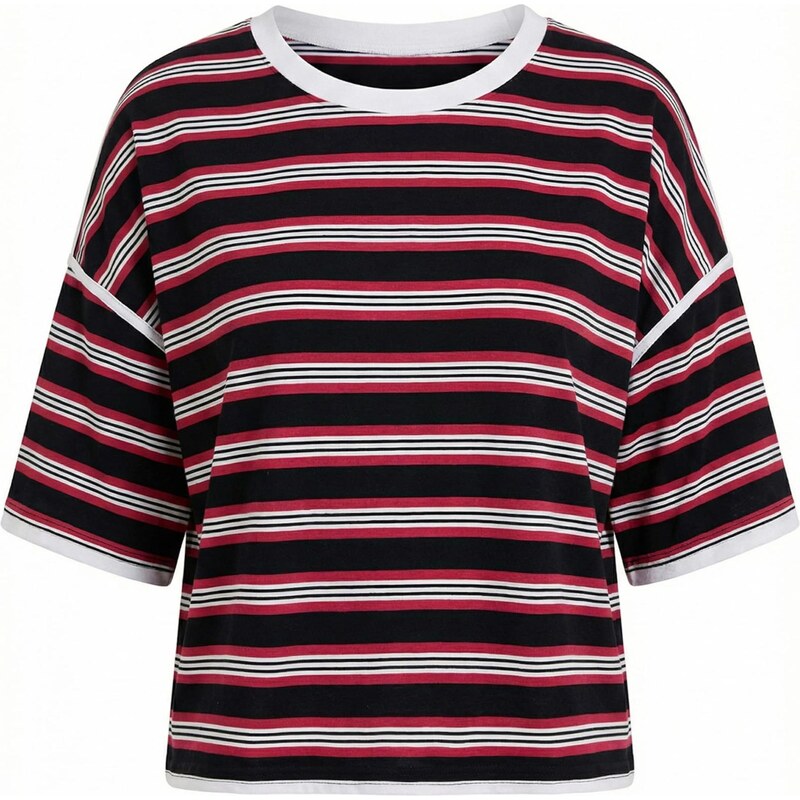 Imily Bela Tričko červená / čierna / biela 68427451