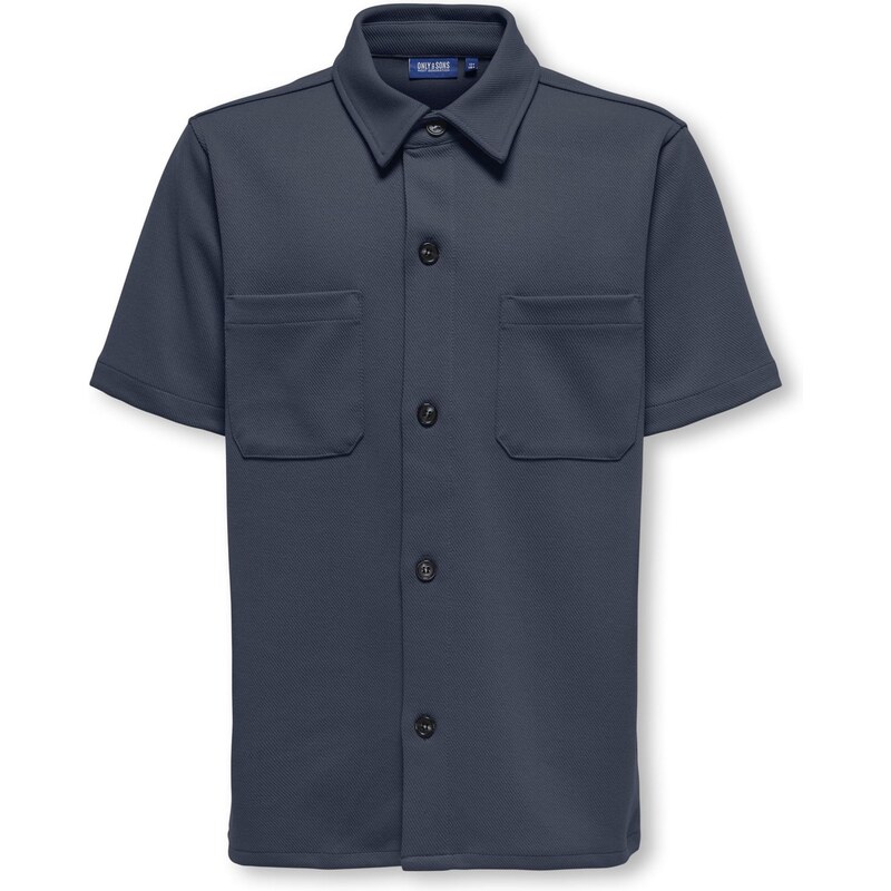 Only & Sons Junior Košeľa OSJNew Kodyl tmavomodrá 68427517
