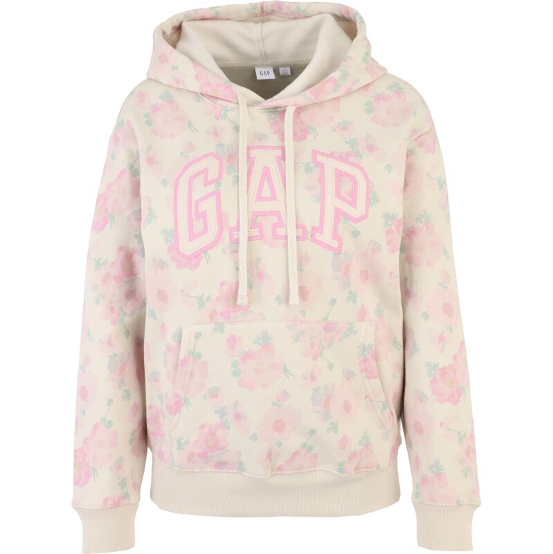 Gap Tall Mikina HERITAGE béžová / pastelovo zelená / ružová 68427718
