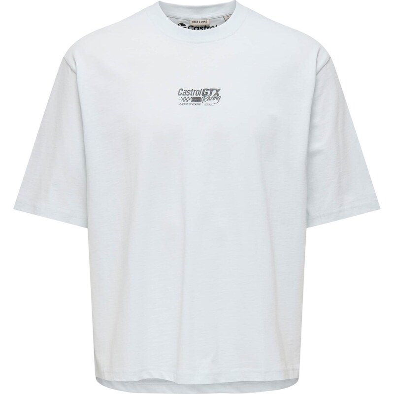 Only & Sons Tričko ONSCASTROL pastelovo modrá / sivá / antracitová 68427769