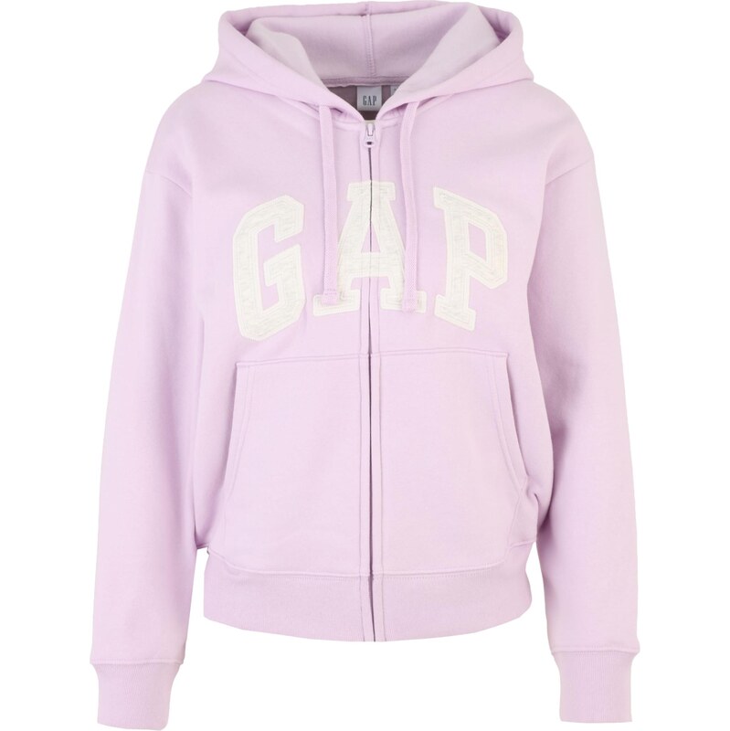 Gap Tall Tepláková bunda HERITAGE orgovánová / biela 68427775