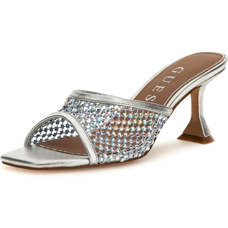 GUESS Šľapky KEBBA2 svetlomodrá / strieborná 68427942