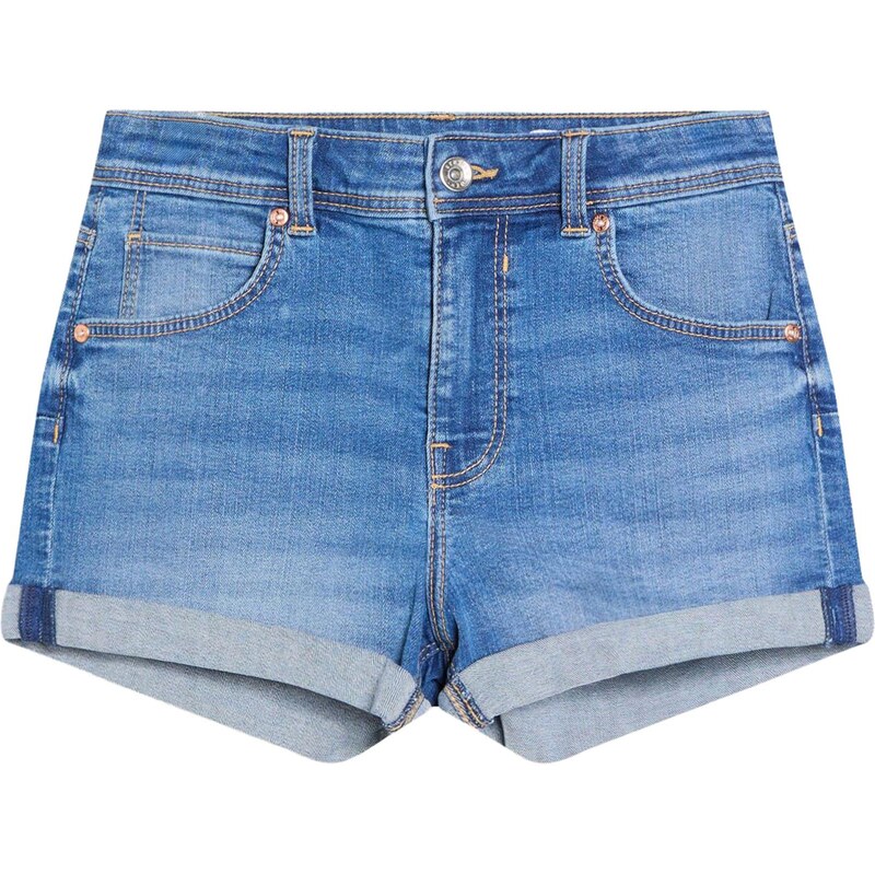 Bershka Džínsy modrá denim 68428009