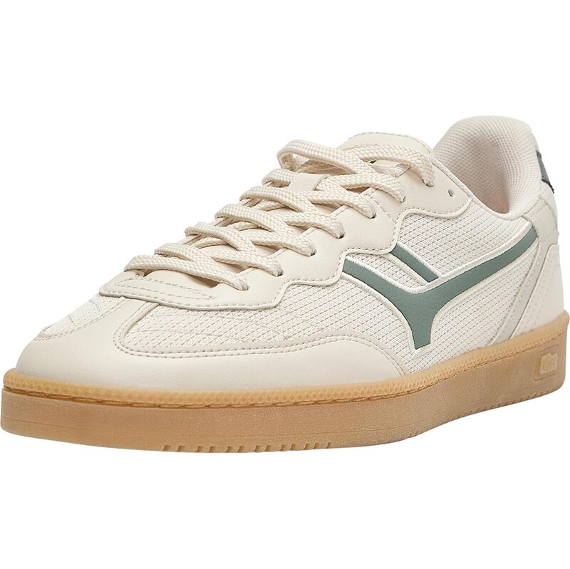 Pull&Bear Nízke tenisky béžová / zelená 68427986