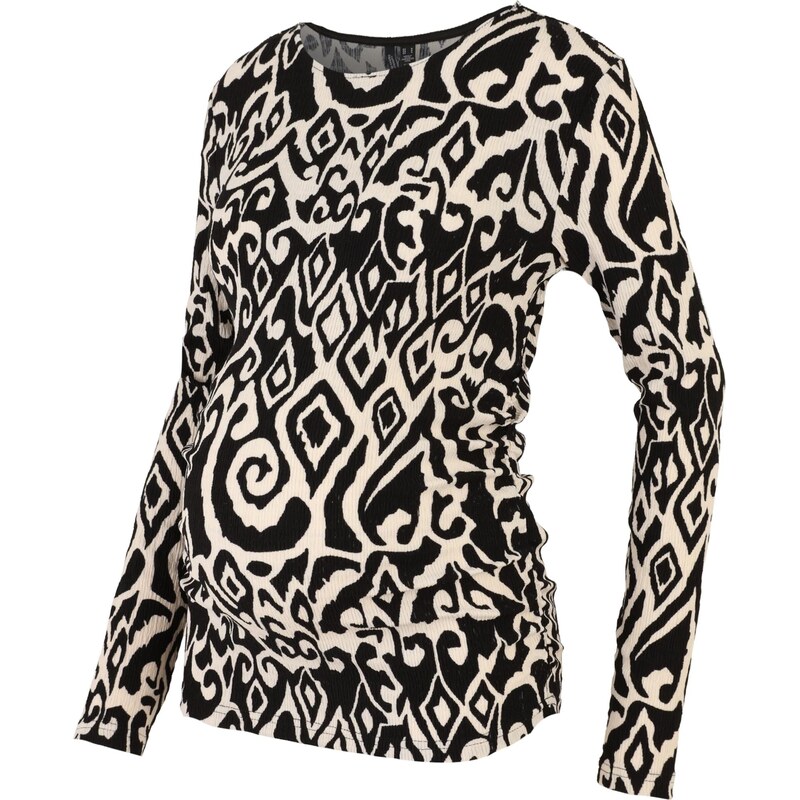 Vero Moda Maternity Tričko VMMFRIGA IDA krémová / čierna 68428052