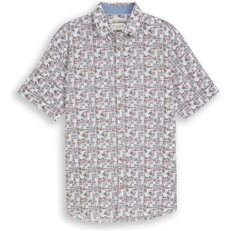 TOM TAILOR Košeľa červená / čierna / biela 68428097
