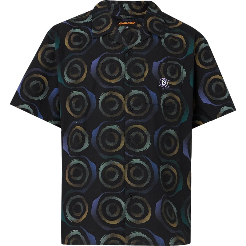 Santa Cruz Košeľa Vertigo modrá / farby bahna / zelená / čierna 68428124