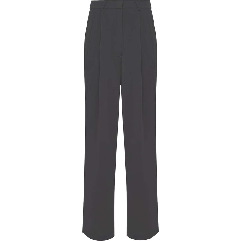 LeGer by Lena Gercke Plisované nohavice Chelsea tmavosivá 68428139