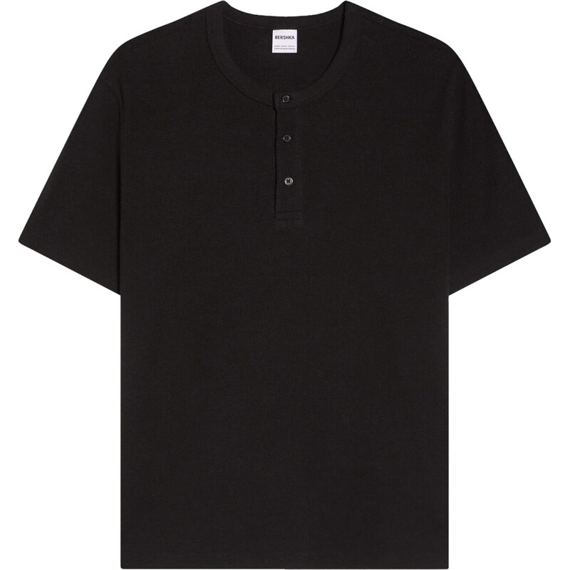 Bershka Tričko čierna 68428131