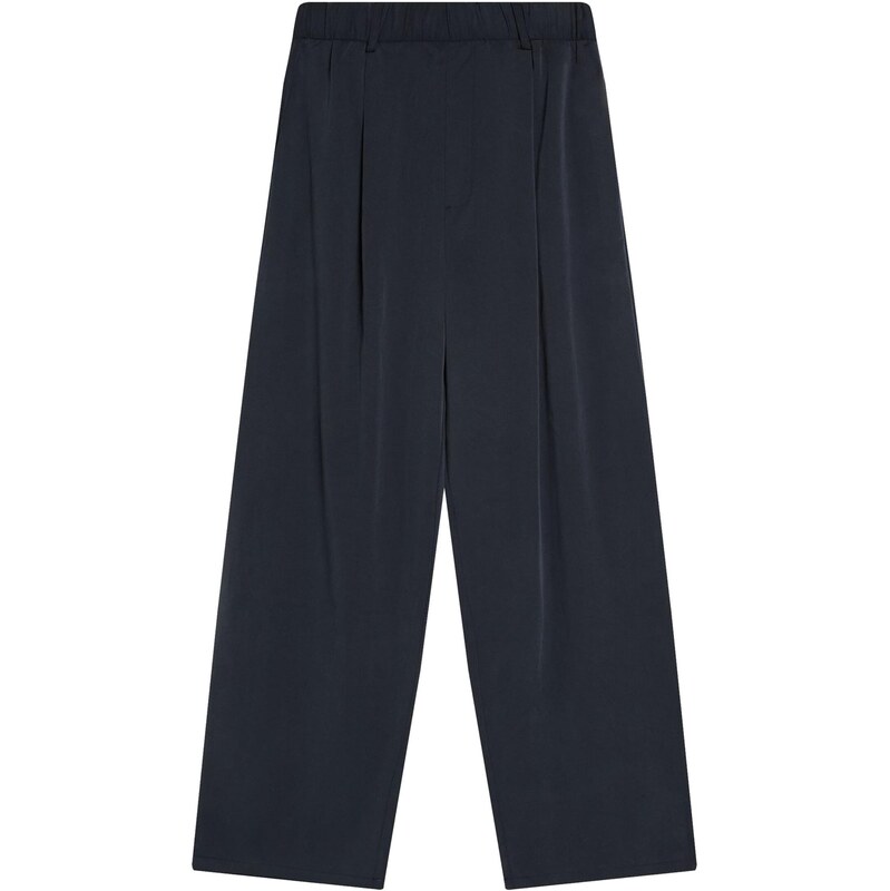 Bershka Nohavice námornícka modrá 68428146