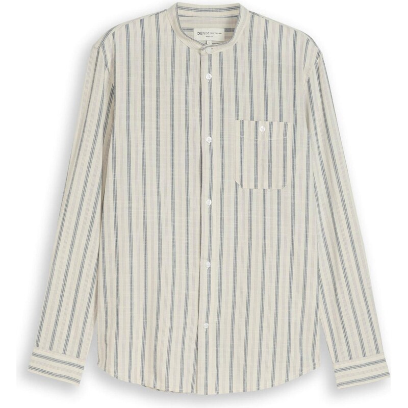 TOM TAILOR DENIM Košeľa jedľová / orgovánová / biela 68428208