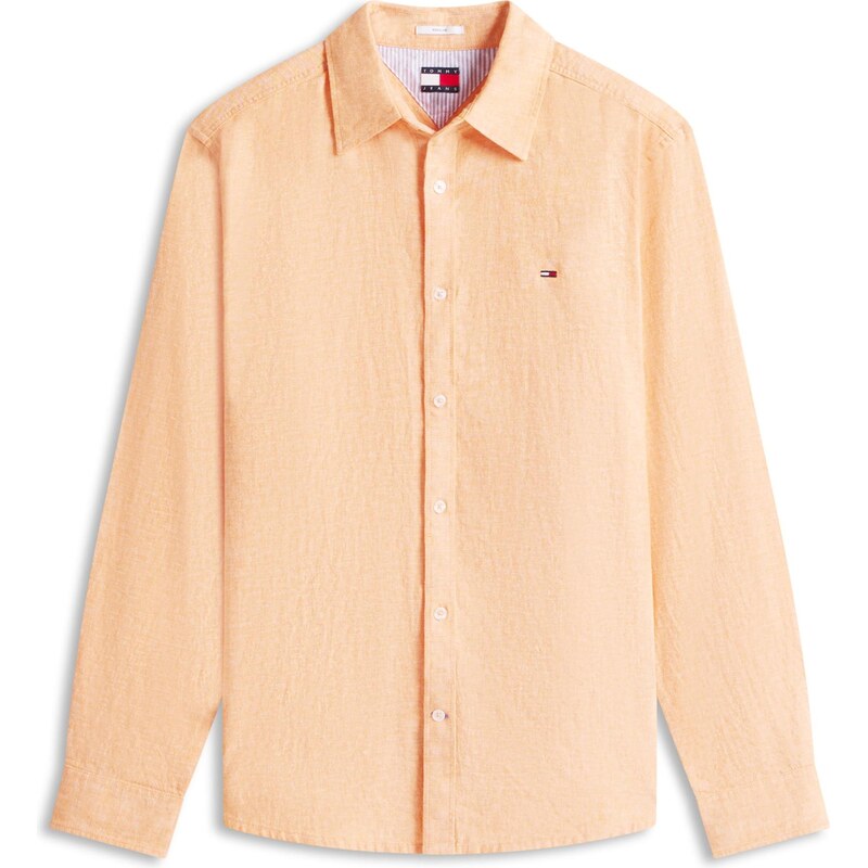 Tommy Jeans Košeľa oranžová melírovaná 68428187