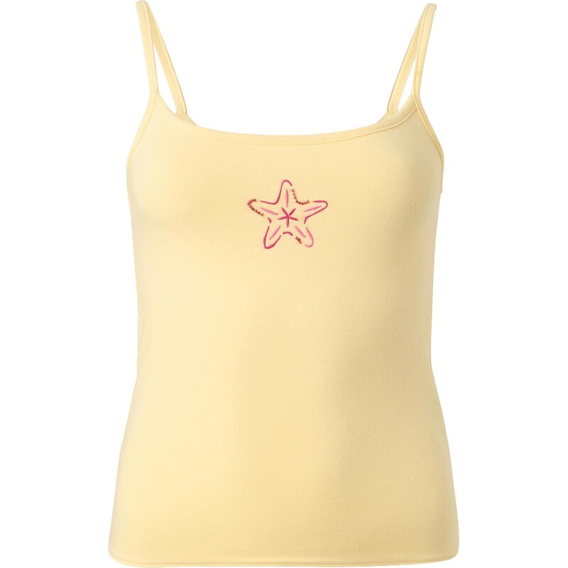 HOLLISTER Top žltá / ružová / červená 68428188