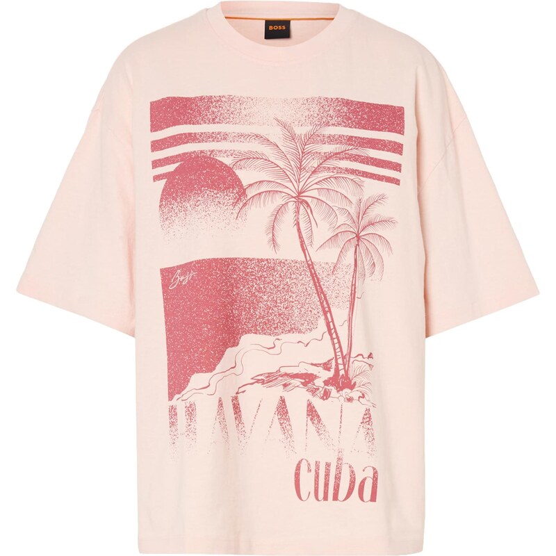 BOSS Tričko Eboys ružová / svetloružová 68428165
