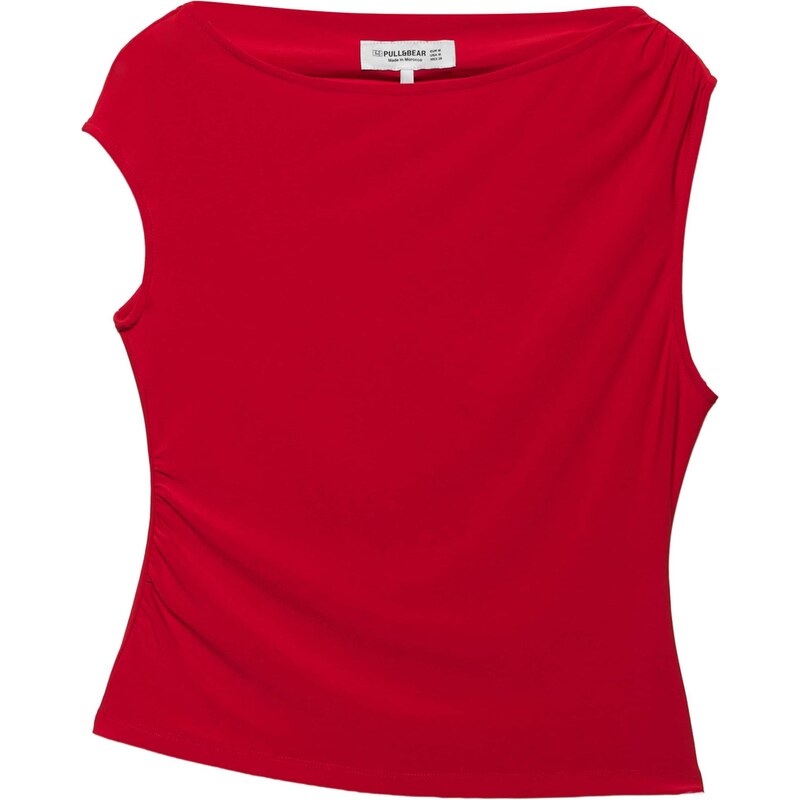 Pull&Bear Tričko červená 68428156