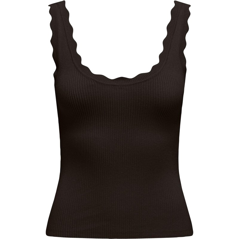 JDY Vyšívaný top JDYNANNA čokoládová 68428276