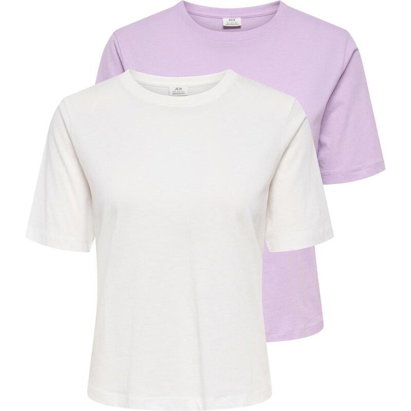 JDY Tričko JDYREX levanduľová / biela ako vlna 68428265