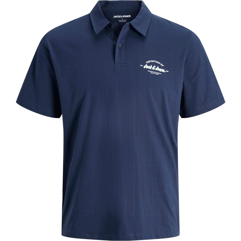 JACK & JONES Tričko JJBRANDON námornícka modrá / vodová / biela 68428274
