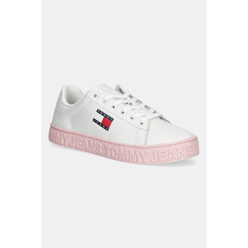 Kožené tenisky Tommy Jeans TJW LOGO SNEAKER ESS 60179534