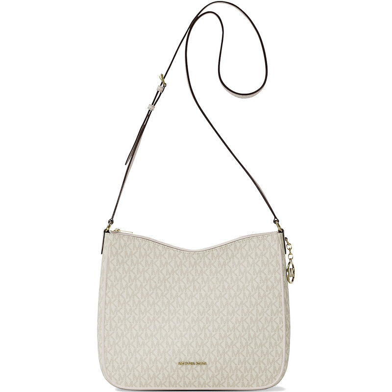 Michael Kors kabelka Nayla Logo krémová 68429810