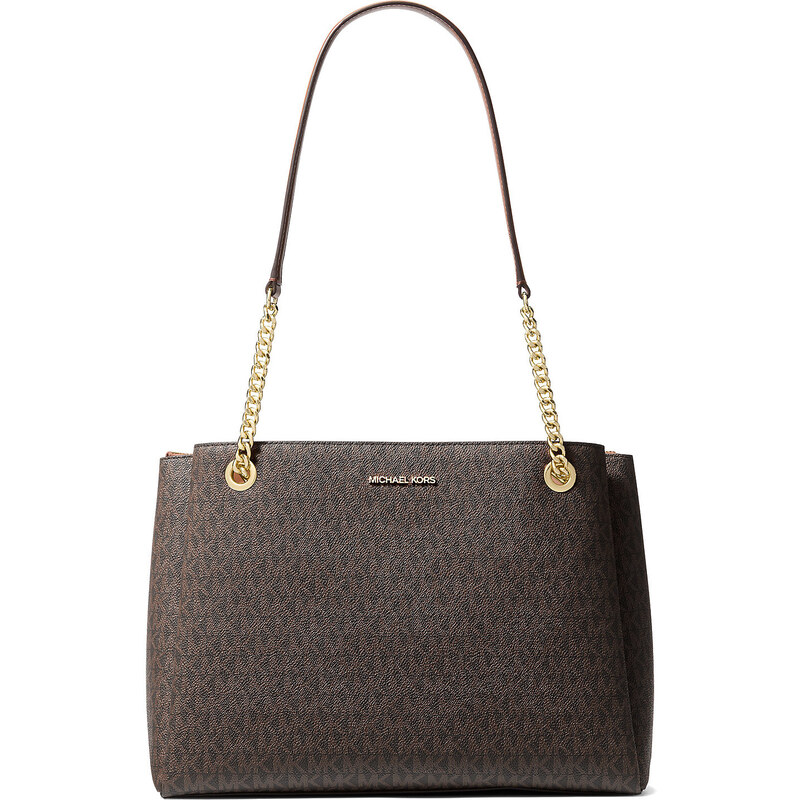 Michael Kors kabelka Soho Logo hnědá 68429811