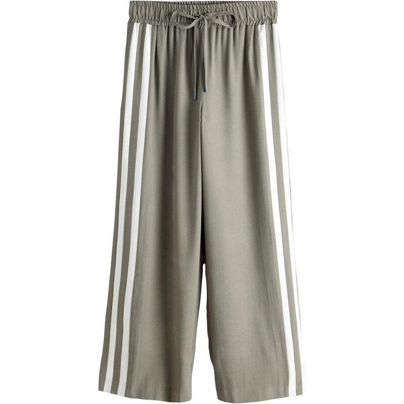 Next Nohavice zelená / biela 68430196