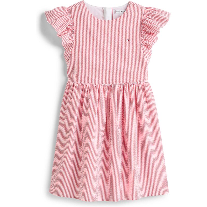 TOMMY HILFIGER Šaty grenadínová / biela 68430243