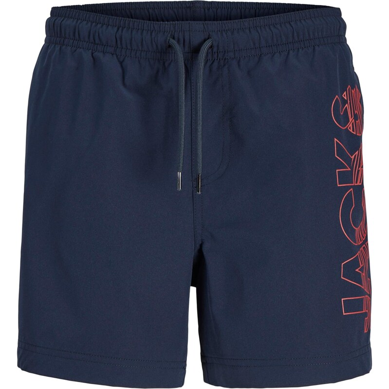 Jack & Jones Junior Plavecké šortky JPSTMaui Wave námornícka modrá / 68430287