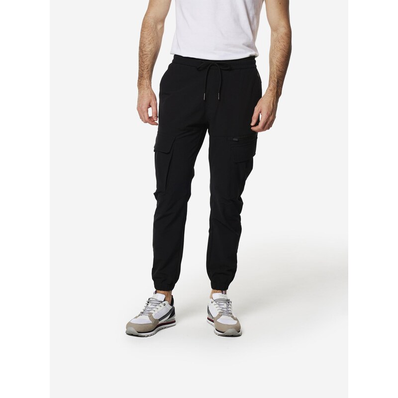 KOROSHI Rifľové kapsáče čierna 68430317